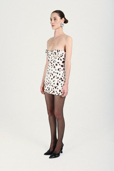 Dalmatian Bustier Mini Dress