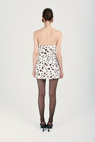 Dalmatian Bustier Mini Dress