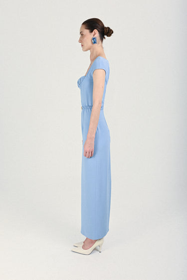 Long Dress with Bra and Matching Belt