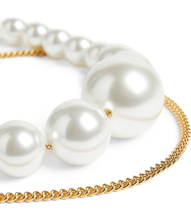 Asymmetric Pearl Chain Belt