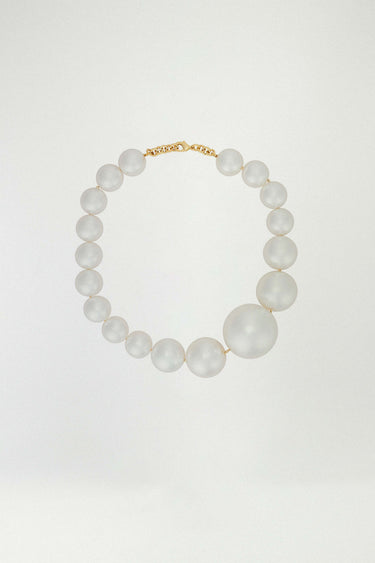 Asymmetric Pearl Necklace