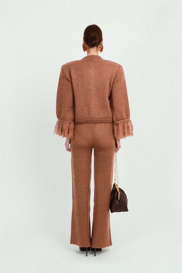 Mohair Wide Leg Pants