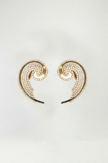 Spiral Strass Earrings