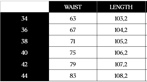 Size guide