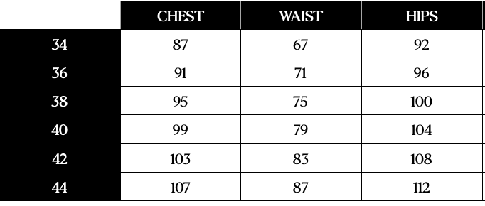 Size guide