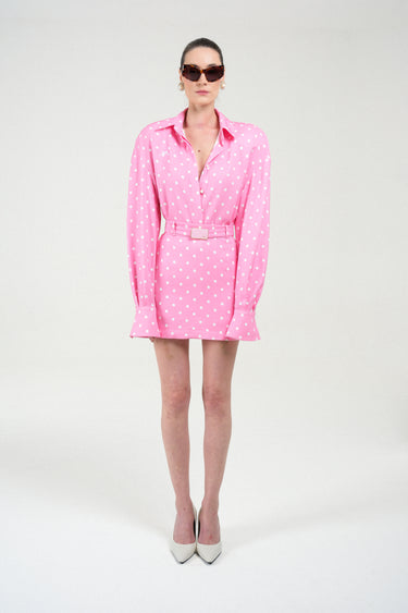 Polka Dots Signature Raglan Oversized Shirt