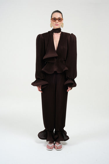 Pleated Balloon Pants