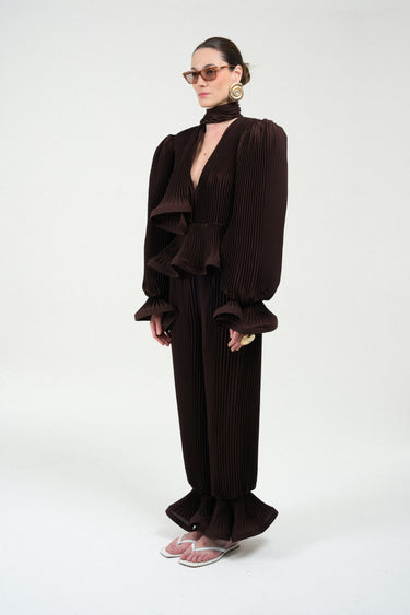 Pleated Balloon Pants