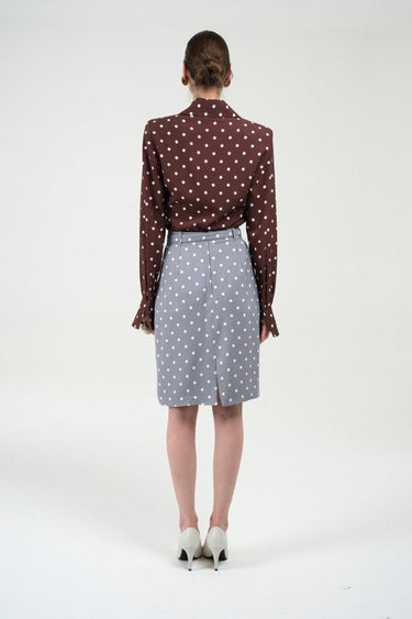 Polka Dots Midi Skirt