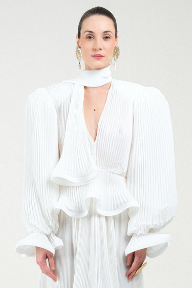 Pleated Puffy Shirt