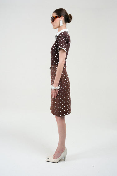 Polka Dots Midi Skirt
