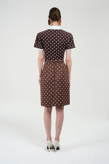 Polka Dots Midi Skirt