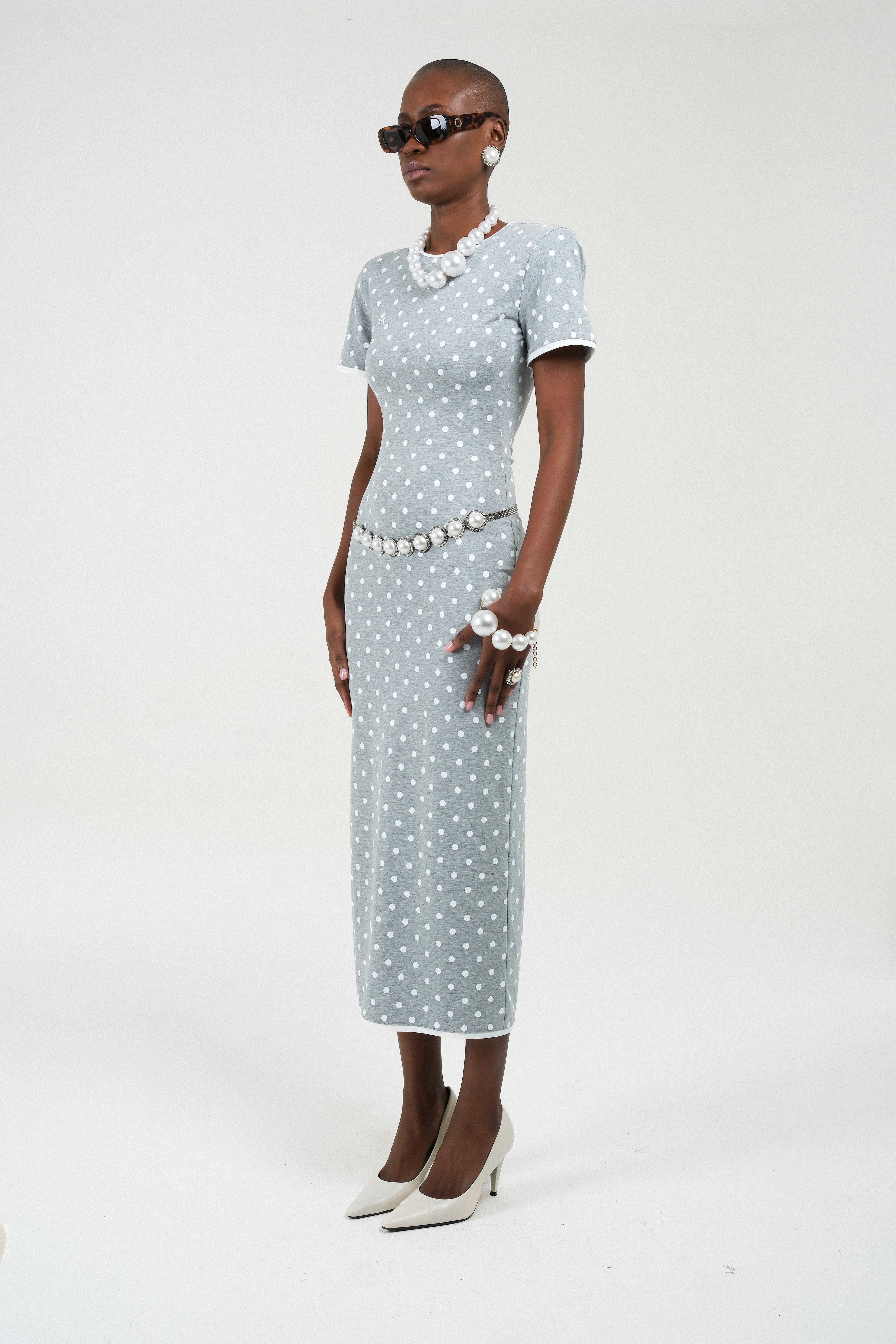Polka Dots T-Shirt Dress