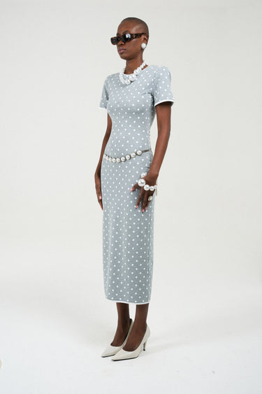 polka dot shirt dress midi Polkadot Shirt Midi Dress