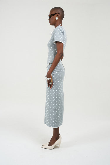 Polka Dots T-Shirt Dress