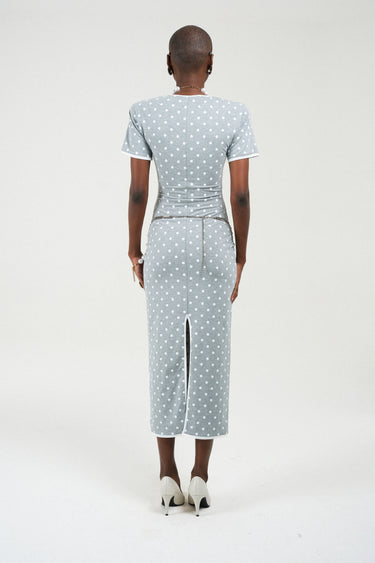 Polka Dots T-Shirt Dress