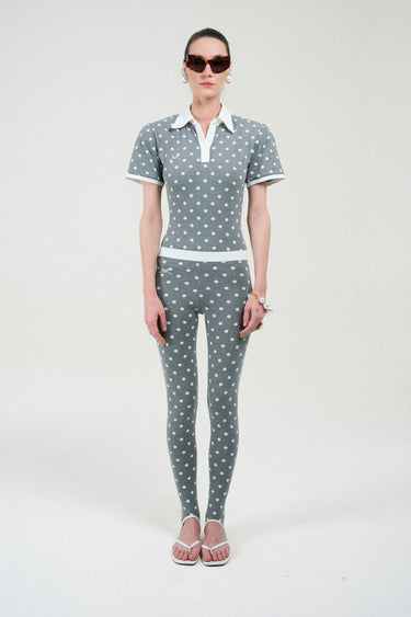 Polka Dots Short Sleeves Polo