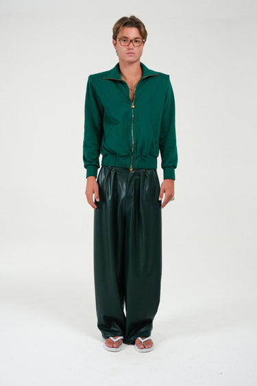 Straight Bomber with Zip