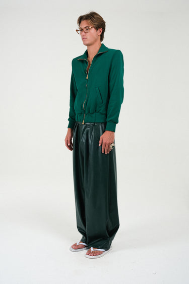 Straight Bomber with Zip