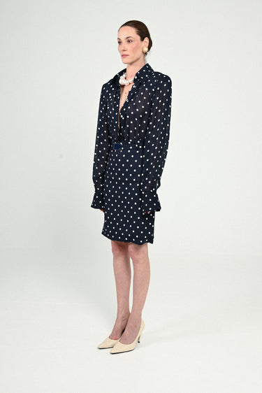 Polka Dots Midi Skirt