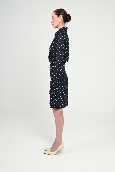 Polka Dots Midi Skirt
