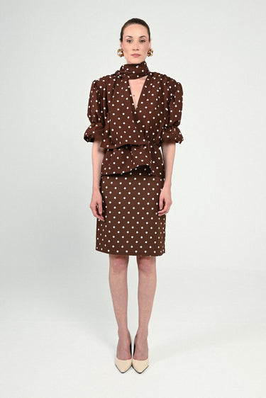 Polka Dots Puffy Shirt