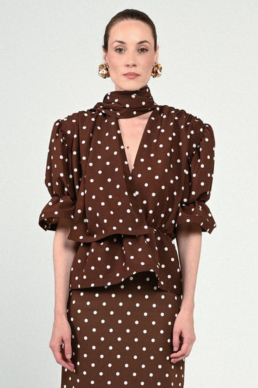 Polka Dots Puffy Shirt