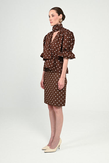 Polka Dots Puffy Shirt