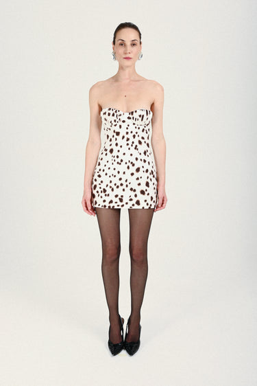Dalmatian Bustier Mini Dress