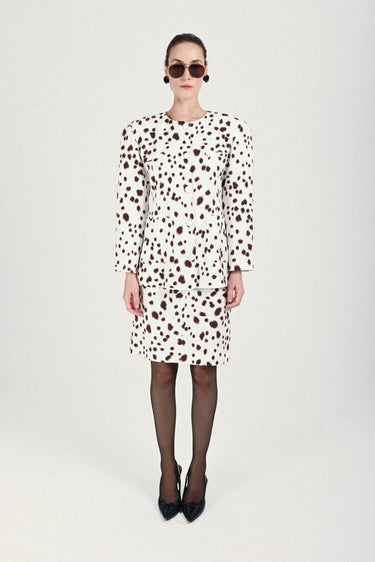 Dalmatian Jacket with Fake Pockets