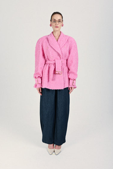 Tweed Signature Short Trenchcoat
