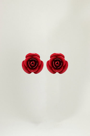 Oversized Rose Earrings