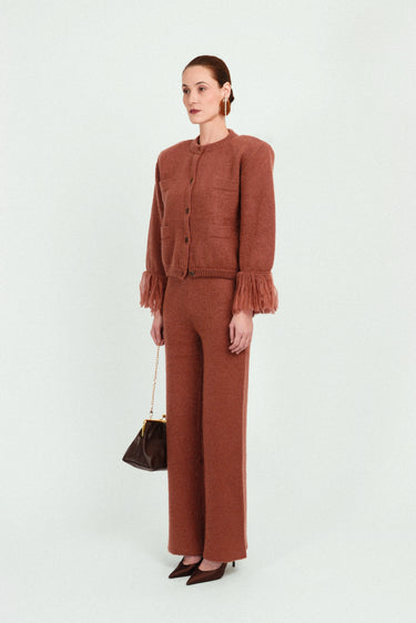 Mohair Wide Leg Pants