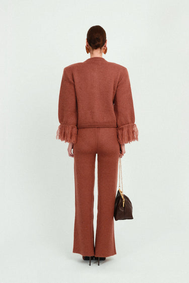 Mohair Wide Leg Pants