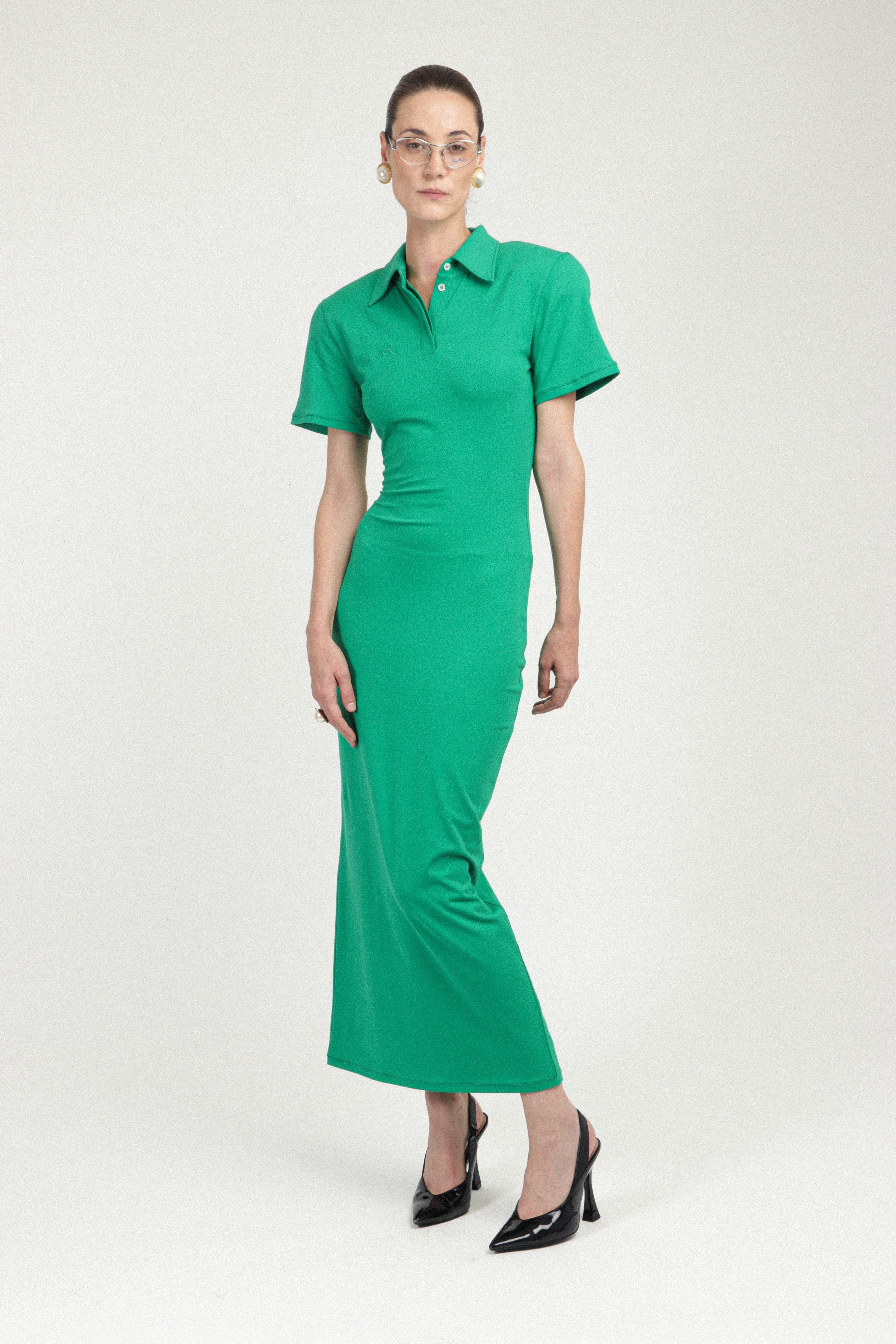 Jersey Polo Dress Rowen Rose Jersey Polo Dress Rowen Rose