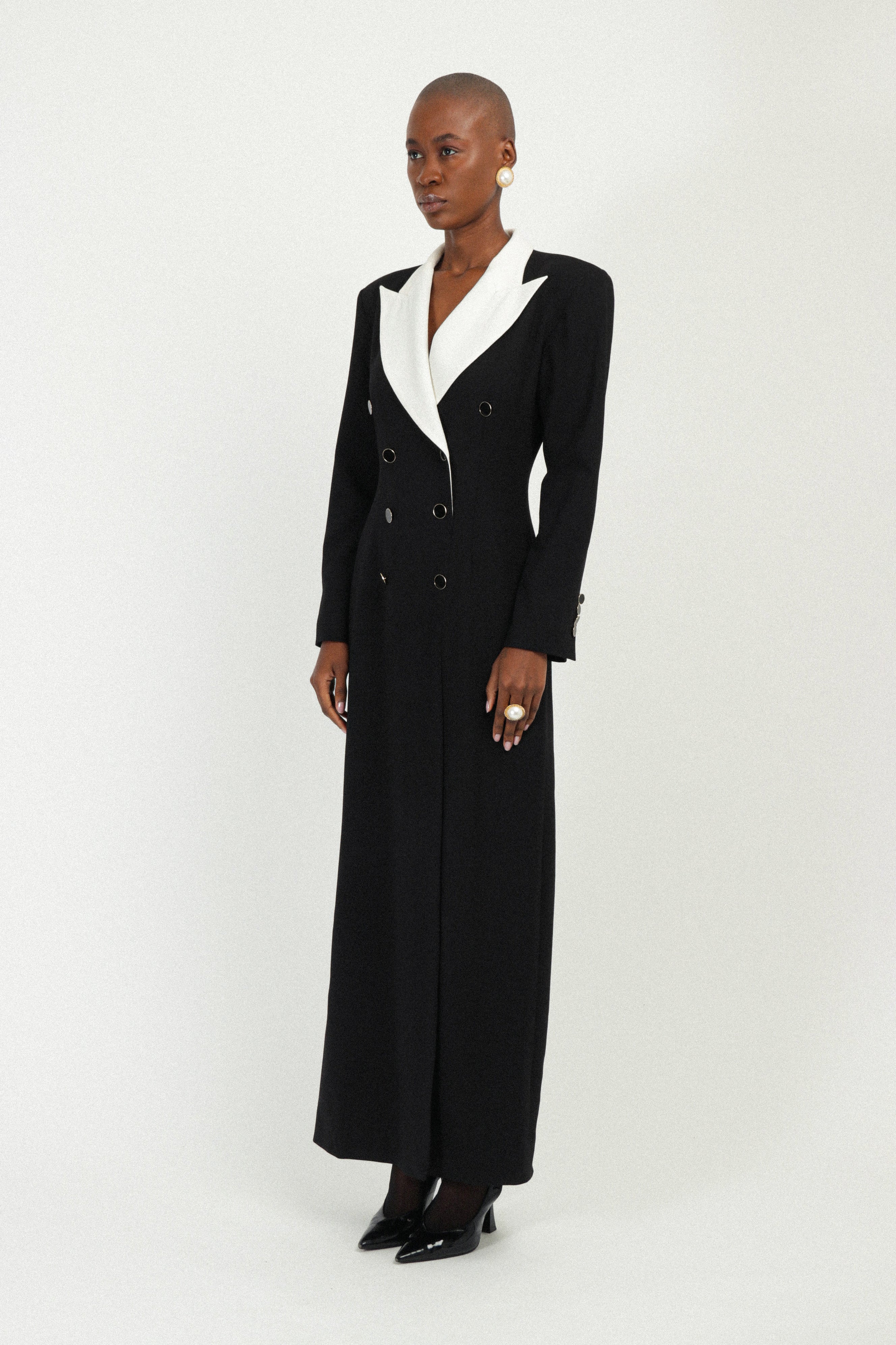 Long Tuxedo Dress Rowen Rose Long Tuxedo Dress Rowen Rose