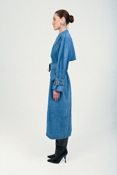 Denim Signature Trenchcoat